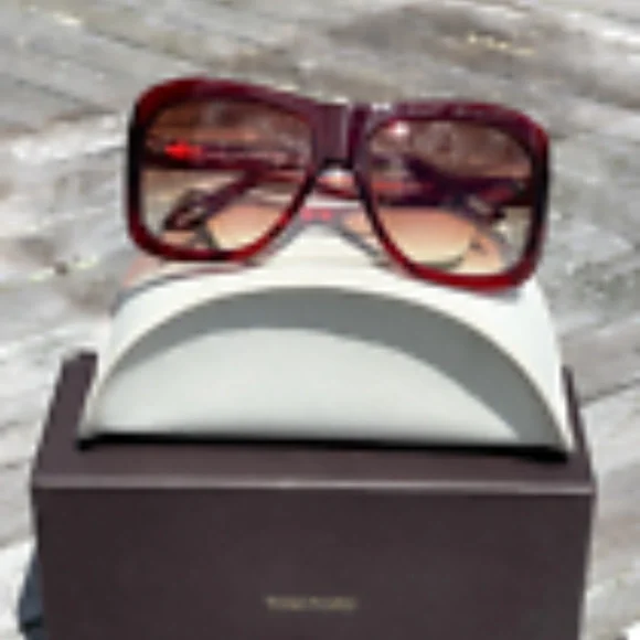 TOM FORD Vintage TF63 TATIANA Sunglasses in 211 SHINY ROSE  display picture 1